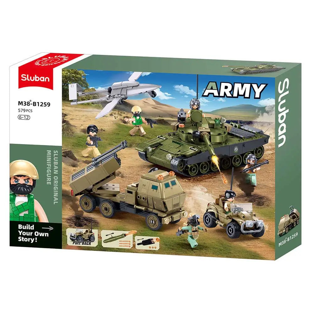 Sluban Army Operation Hunt and Kill 557 Pieces | M38-B1259 Military Set