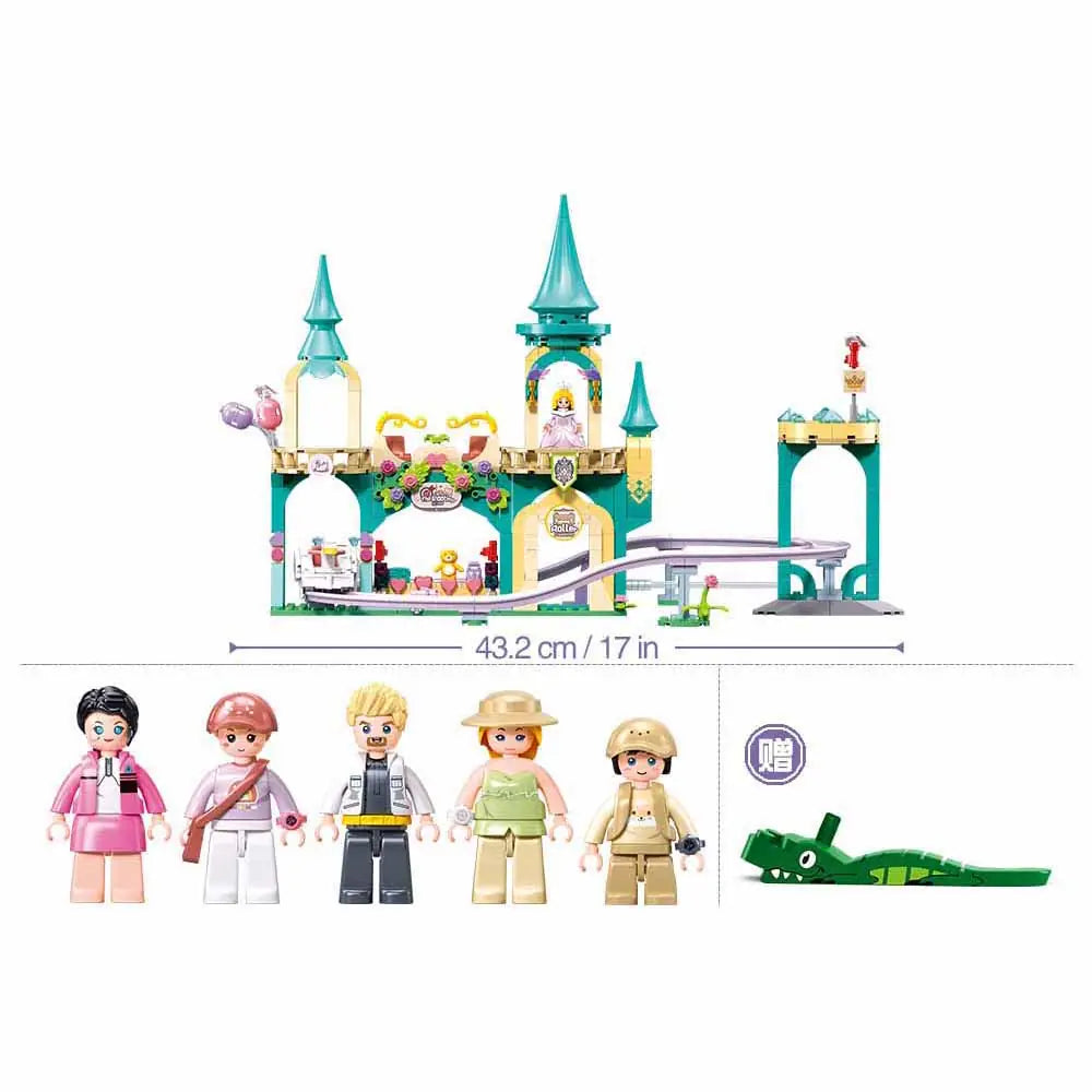 قطار الملاهي Sluban Metropolis | 448 قطعة بناء