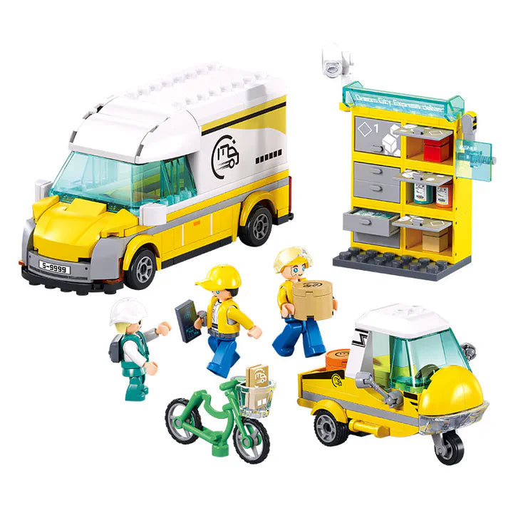 Sluban Metropolis Delivery Service Building Set M38-B1290 - 255 Pieces