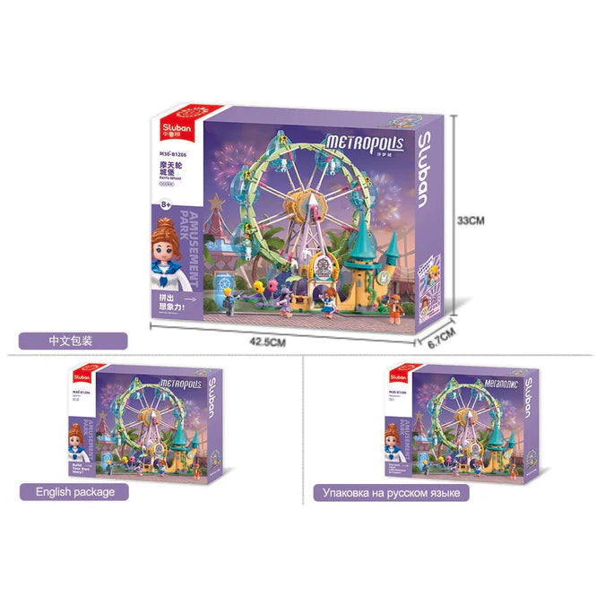 Sluban Metropolis Reuzenrad (Ferris Wheel) | Set M38-B1286