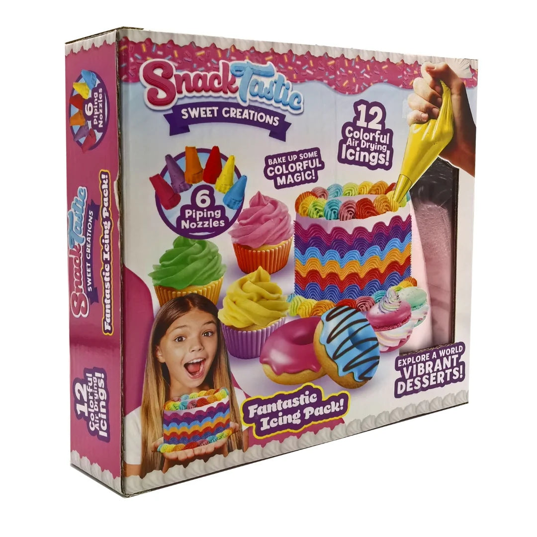 طقم تزيين الكيك للأطفال Snack Tastic Fantastic Icing 6+