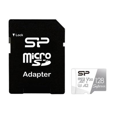 Silicon Power Power 128GB Superior microSDXC UHS-I Card