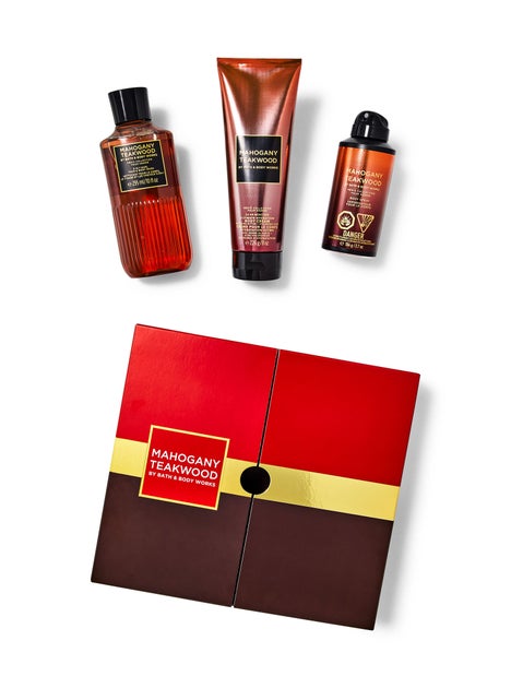 Bath & Body Works Mahogany Teakwood Gift Set
