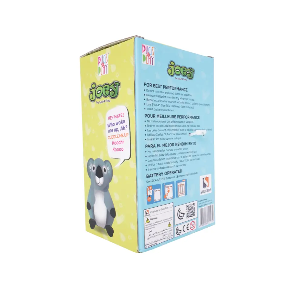 دمية Pugs At Play Joey - تفاعلية بصوت تعمل بالبطارية 7 بوصة