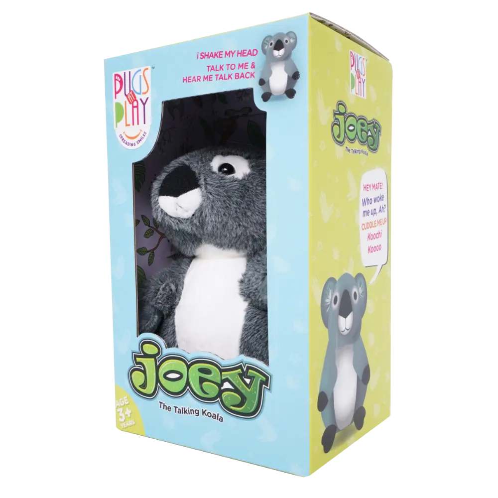 دمية Pugs At Play Joey - تفاعلية بصوت تعمل بالبطارية 7 بوصة