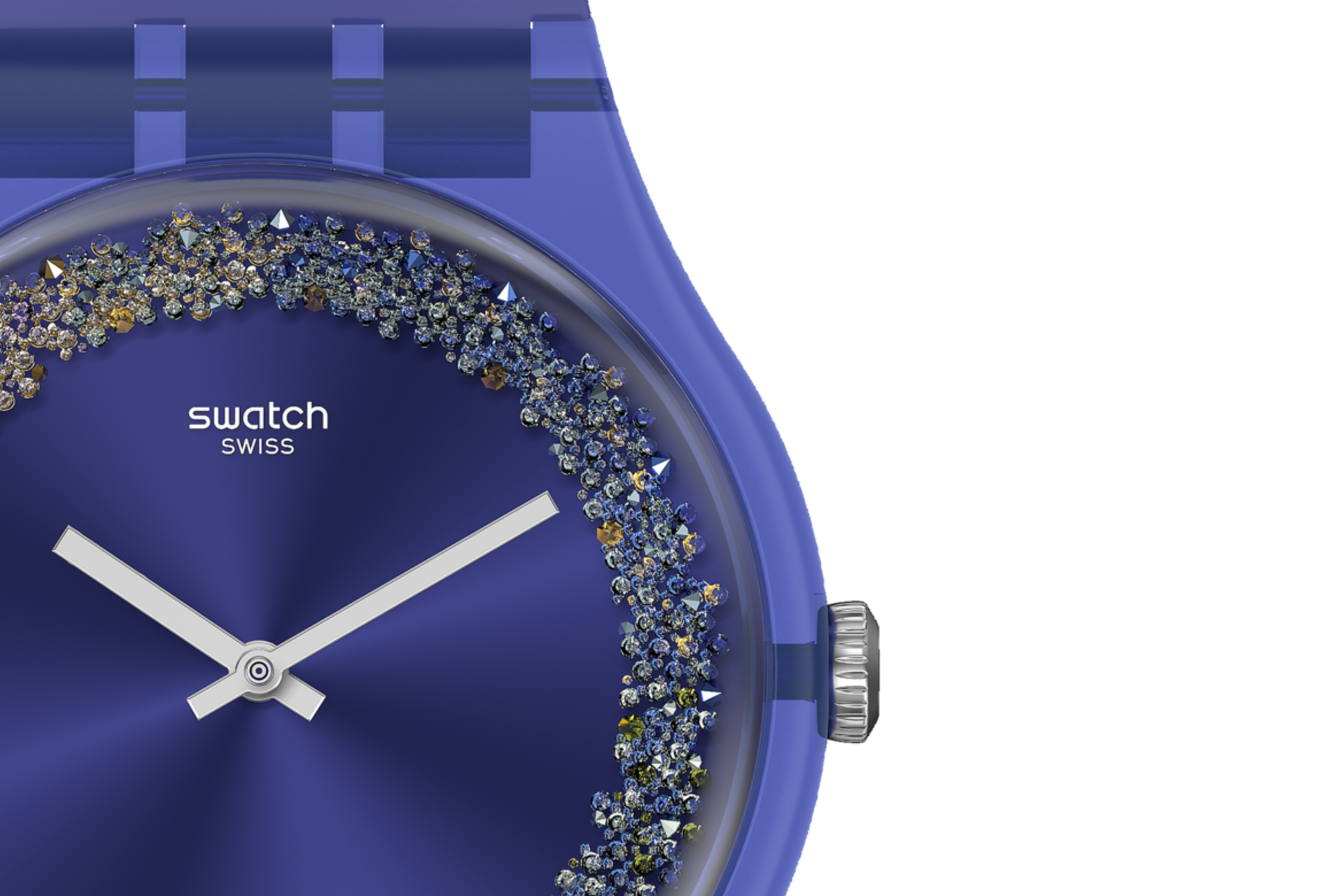 Swatch Women Watch PURPLE RINGSSUOV106