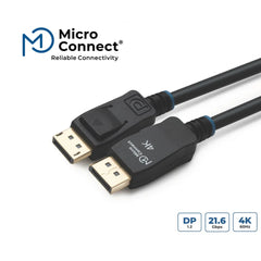 MicroConnect 4K DisplayPort 1.2 Cable 2m - MCTCBLDP-MMG-200