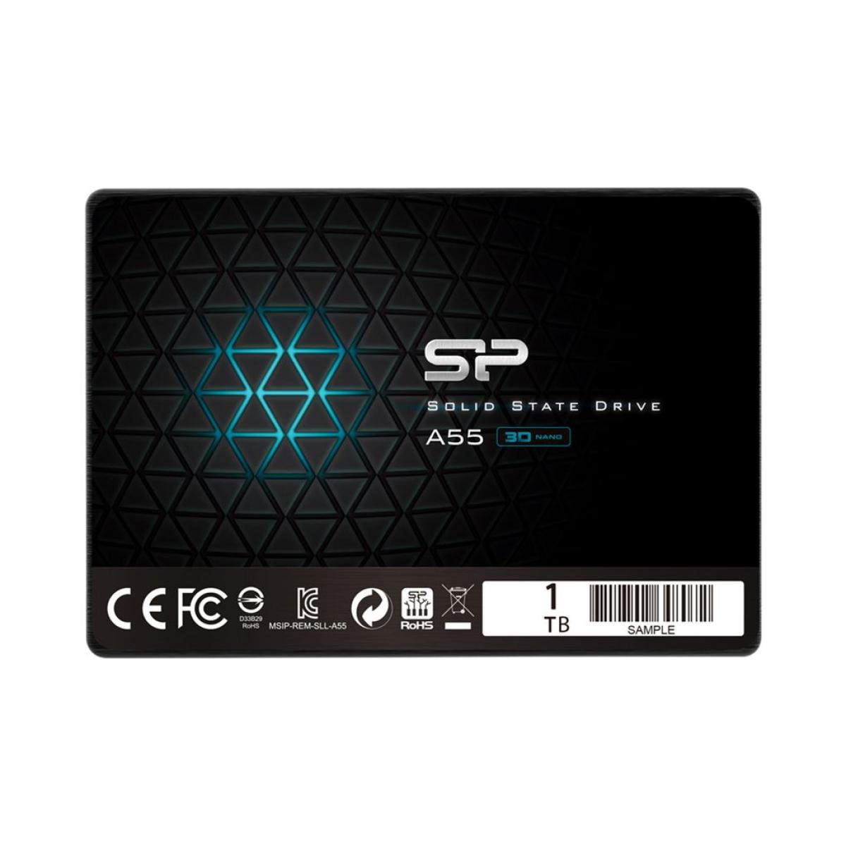 Silicon Power SSD 3D NAND 1TB Exceptional Performance - Black