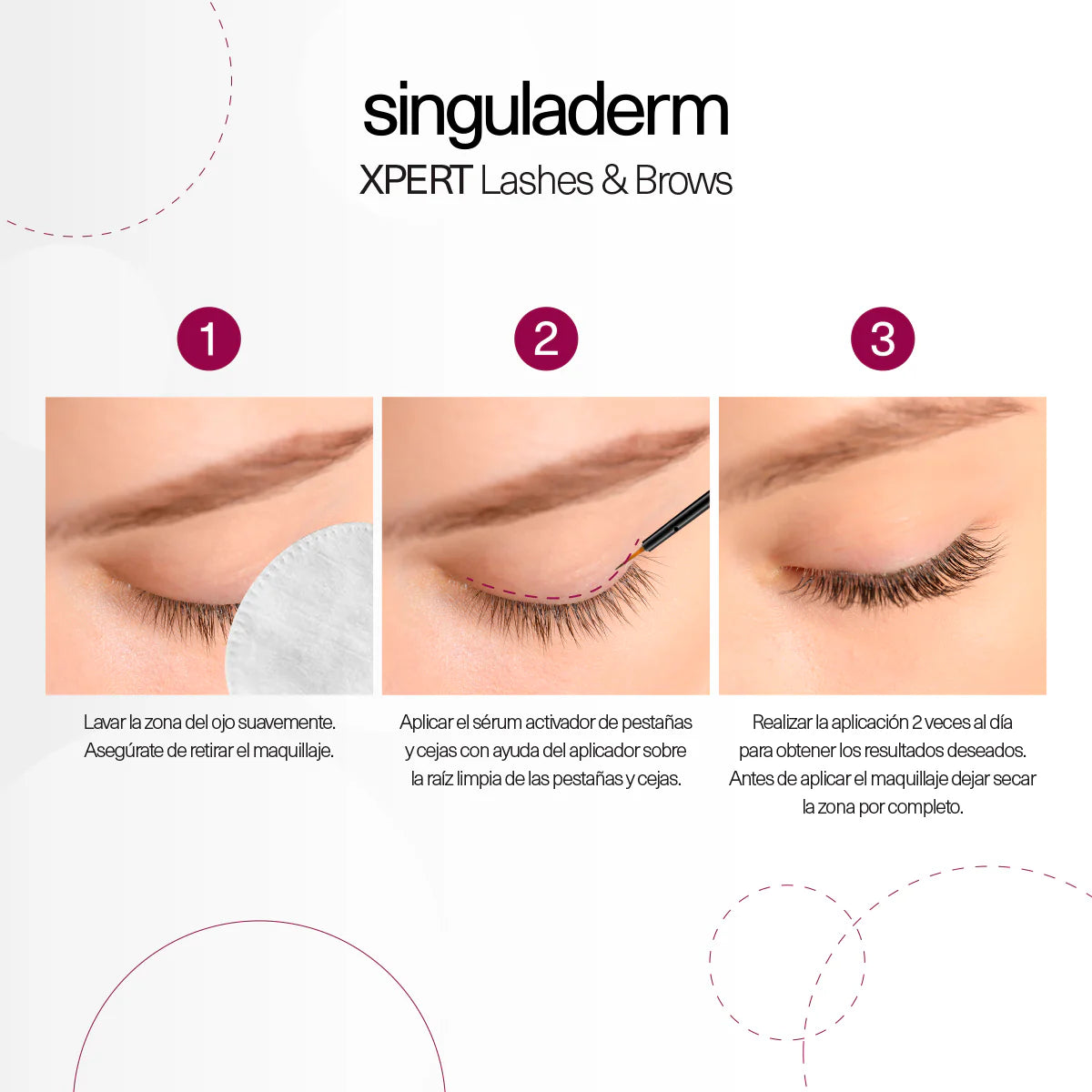 Singuladerm XPERT Lashes & Brows Serum | Eyelash & Brow Activator