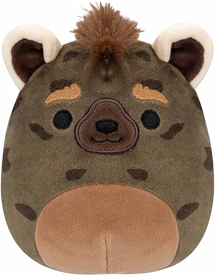 Squishmallows AMARO HYENA Soft Plush Toy 5 Inches - Brown