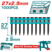 TOTAL Continuous Firing Nails 27mm – 60# Steel 1000pcs/Box (TAC02271)