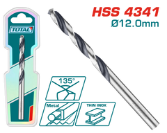 TOTAL 4341 HSS Drill Bit – 12mm (TAC1201204)