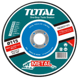 TOTAL Abrasive Metal Cutting Disc 7"