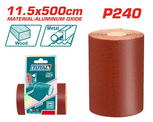 TOTAL P240 Sandpaper 11.5X500cm (TAC24065)