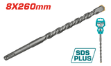 TOTAL SDS Plus Hammer Drill Bit - 8x260mm (TAC310804)