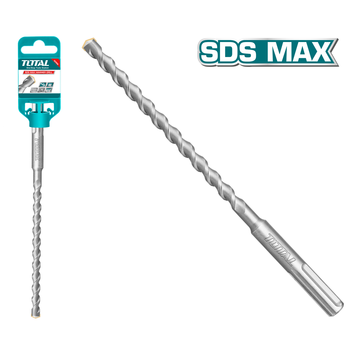 TOTAL SDS Max Hammer Drill Bit 14×260mm (TAC321407)