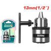 TOTAL 13mm Drill Chuck – 1/2"-20UNF Replacement Chuck (TAC451301)
