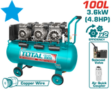 TOTAL Air Compressor 100L - 3.6kW | 4.8HP (TCS3361008)