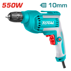 TOTAL Electric Drill 550W – 10mm Keyless Chuck Variable Speed (TD551082)
