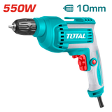 TOTAL Electric Drill 550W – 10mm Keyless Chuck Variable Speed (TD551082)