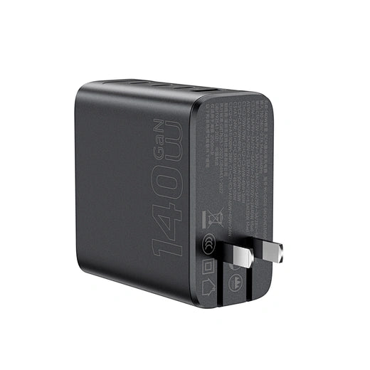 شاحن WiWU 140W GaN بعرض ذكي 3C1A سريع وآمن