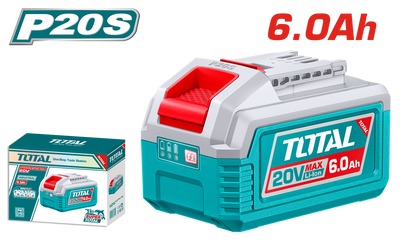 TOTAL Lithium-Ion Battery Pack – 20V Max – 6.0Ah – P20S Series (TFBLI2060)