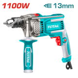 TOTAL Impact Drill 1100W – 13mm Heavy Duty Hammer Drill (TG1111366)