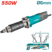 TOTAL 550W Die Grinder – 29000rpm, 6mm Collet, with Accessories