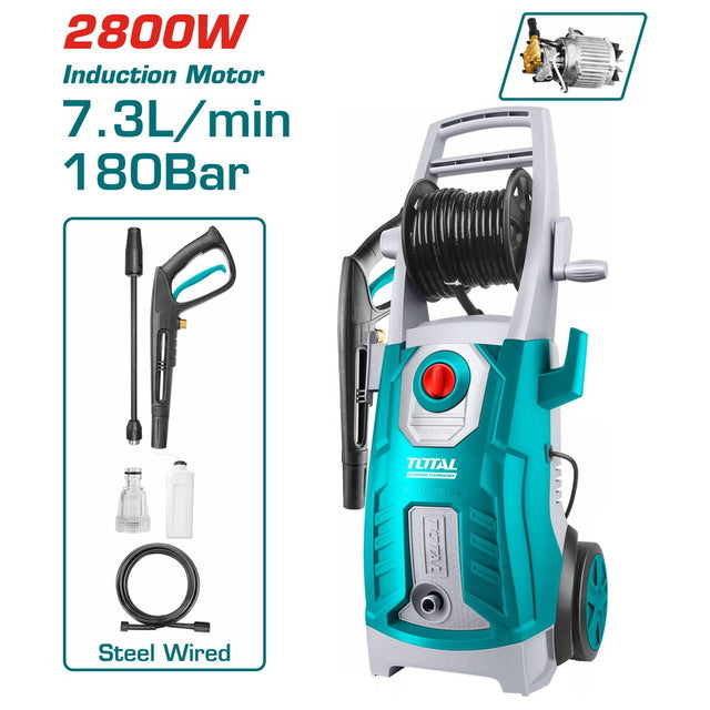 TOTAL 180Bar Pressure Washer – 2800W | TGT11266