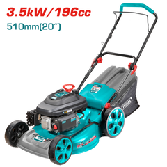 TOTAL Gasoline Lawn Mower 20" 196cc – 4-in-1 Cutting System with Zongshen Engine (TGT196201)
