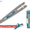 TOTAL Chain Saw Bar 8" – Replacement Guide Bar for Cordless Chain Saws (TGTSB50818)