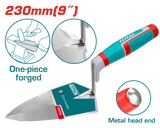 TOTAL 9" Integrated Forged Bricklaying Trowel – Heavy-Duty Forged Steel (THBT9109)