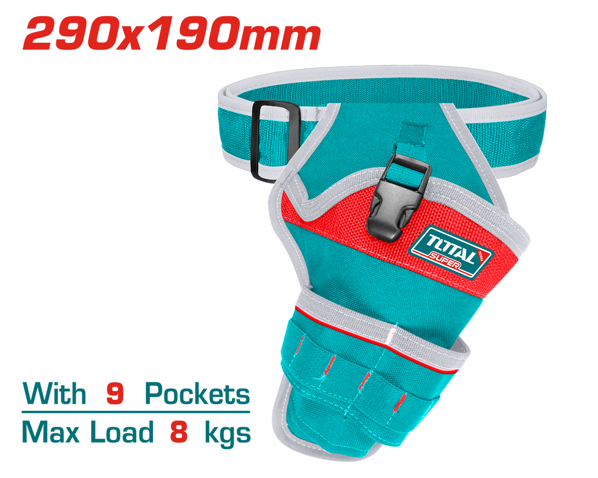 TOTAL Drill Holster with Belt and Multiple Pockets (THT16P30125)