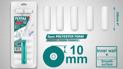 TOTAL Cylinder Brush 12 in 1 Set 100mm - 4" (THT81121001)