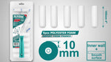 TOTAL Cylinder Brush 12 in 1 Set 100mm - 4" (THT81121001)