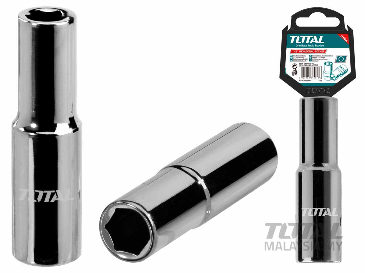 ソكيت عميق سداسي 1/2 إنش TOTAL THTST12123L – قوة ودقة