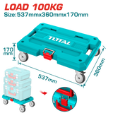 TOTAL Heavy-Duty Rolling Board – 100kg Load Capacity with 4" Wheels (THTWB61001)