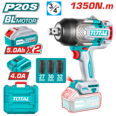 TOTAL Cordless Impact Wrench Brushless 1350N.m | 3/4" (TIWLI20135)