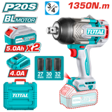 TOTAL Cordless Impact Wrench Brushless 1350N.m | 3/4" (TIWLI20135)