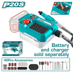TOTAL Lithium-Ion Grinder 20V Battery & Charger Sold Separately (TMGLI2001)
