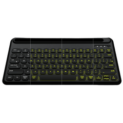 ABKONCORE TOS250 Multi-Device OS RGB BackLighting Wireless BlueTooth 5.1 Connectivity W/Type-C Charging Port-Slim 78Keys Compact KeyBoard