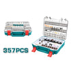 TOTAL 357-Piece Mini Drill Accessories Complete Set
