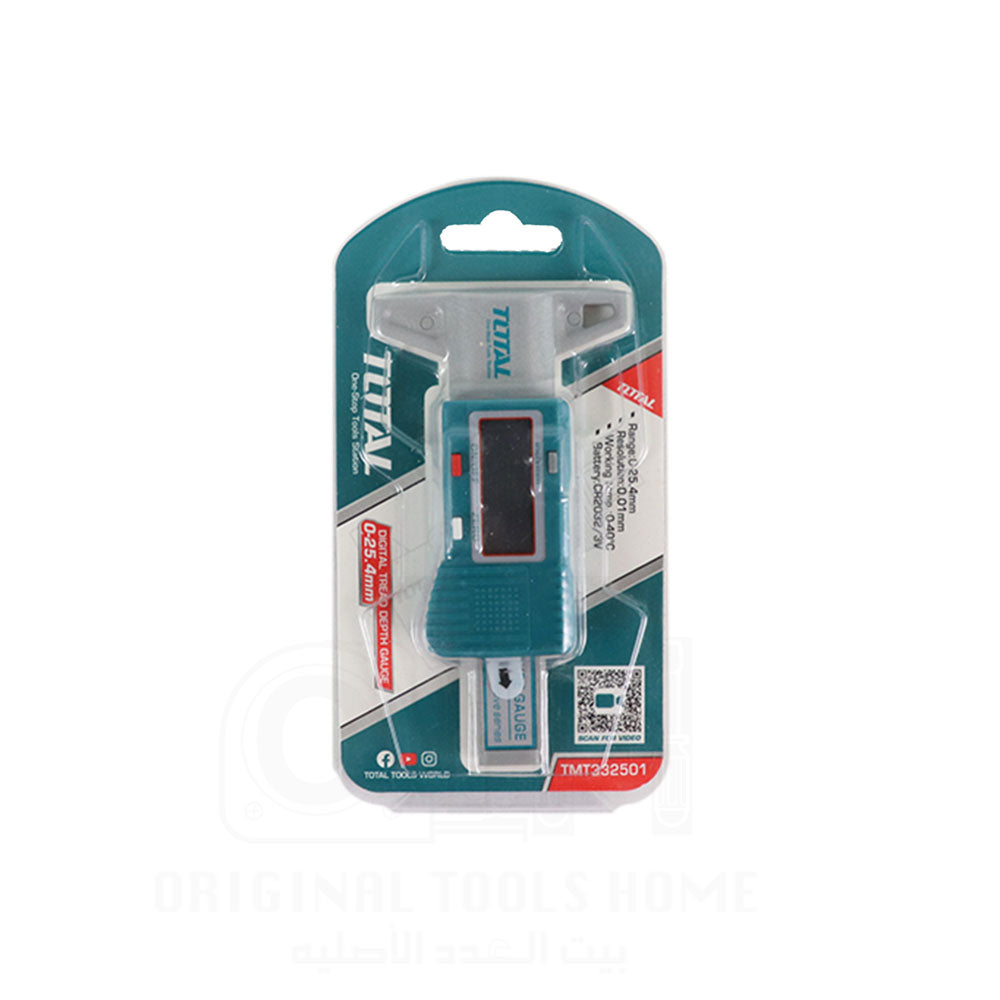 TOTAL Car Tire Thickness Gauge Precision Measuring Tool