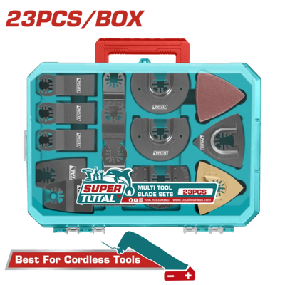 TOTAL Multi-Tool Blade Set 23 pcs Versatile & Durable