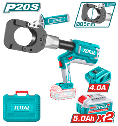 TOTAL Cordless Hydraulic Cable Cutter 20V | 85mm | 60kN (TRCLI2005)