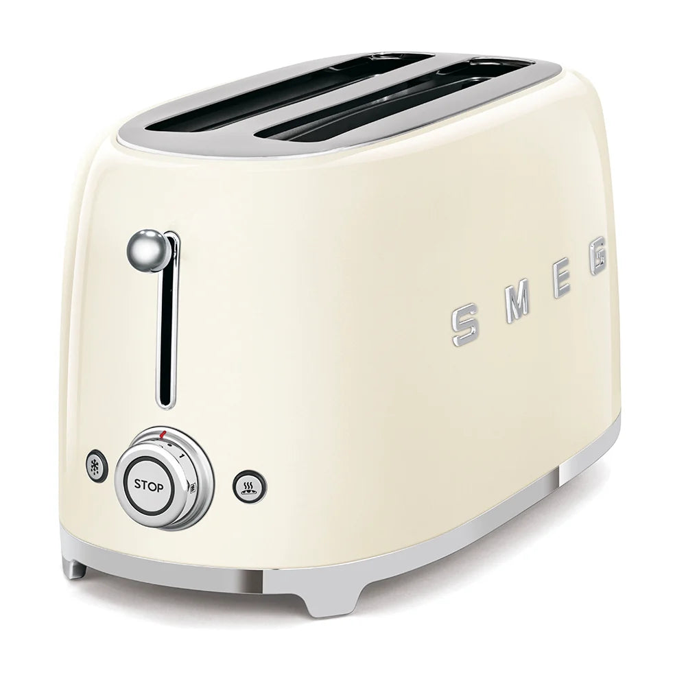 Smeg TSF02 4-Slice Toaster 50’s Style – Cream