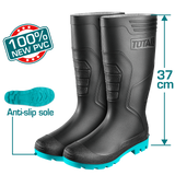 TOTAL Rain Boots – 100% Waterproof PVC Safety Boots (TSP308LYB)