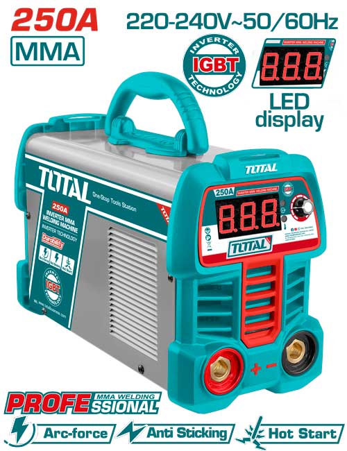 TOTAL Inverter MMA Welding Machine 250A (TW225069)