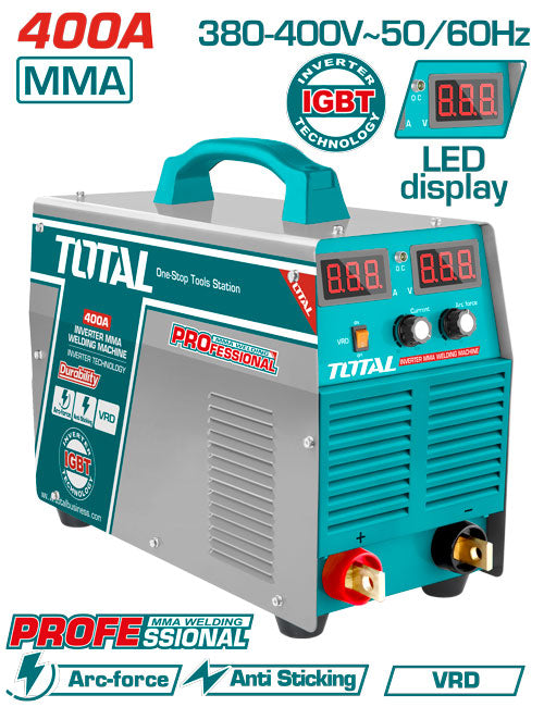 TOTAL Inverter MMA Welding Machine 400A Three Phases (TW24003)