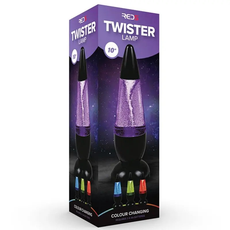The Source 10" Twister Lamp Mesmerizing Color Changing Light